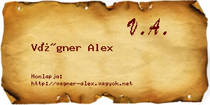 Vágner Alex névjegykártya